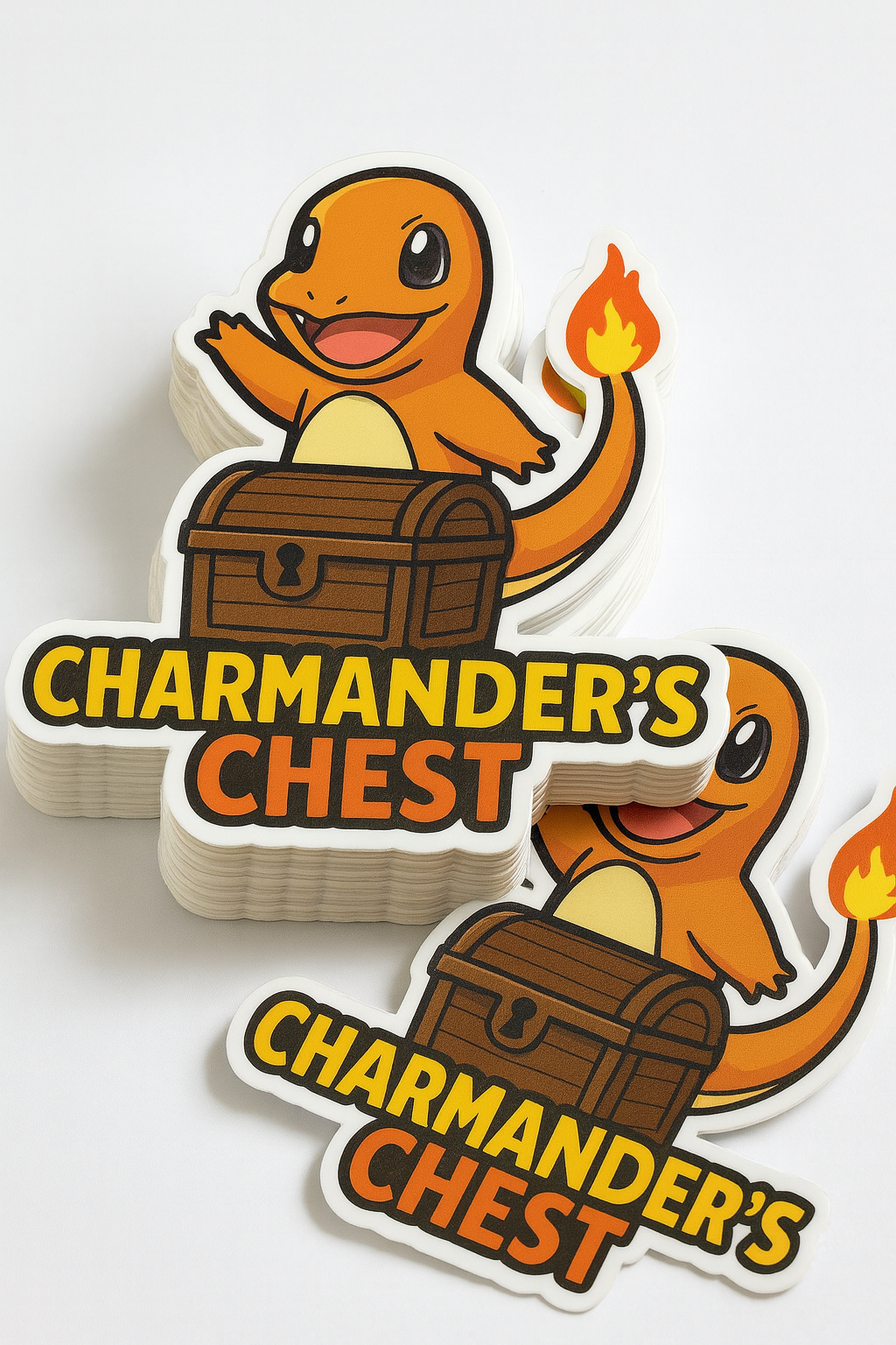 Charmander’s Chest 2”x2” Die-Cut Sticker